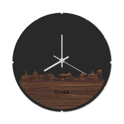 Skyline Clock Round Rome Nuts