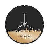 Skyline Klok Rond Sliedrecht Goud Metallic