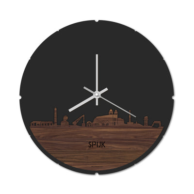 Skyline Klok Rond Spijk Zevenaar Noten