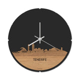 Skyline Klok Rond Tenerife Eiken