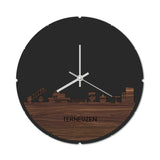 Skyline Klok Rond Terneuzen Noten
