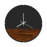 Skyline Klok Rond Valencia Palissander