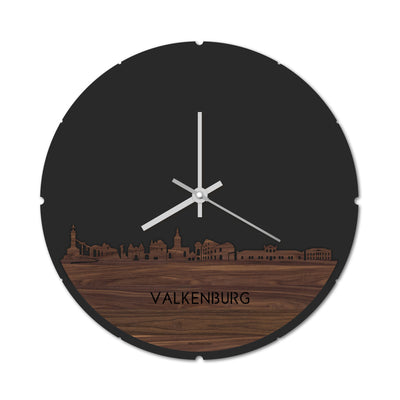 Skyline Clock Round Valkenburg Nuts