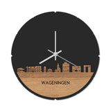 Skyline Klok Rond Wageningen Eiken
