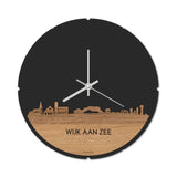 Skyline Klok Rond Wijk aan Zee Eiken