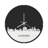 Skyline Klok Rond Zaanstreek Wit Glanzend