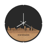 Skyline Klok Rond Zoetermeer Eiken