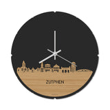 Skyline Klok Rond Zutphen Bamboe