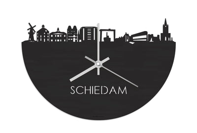 Skyline Clock Schiedam Black