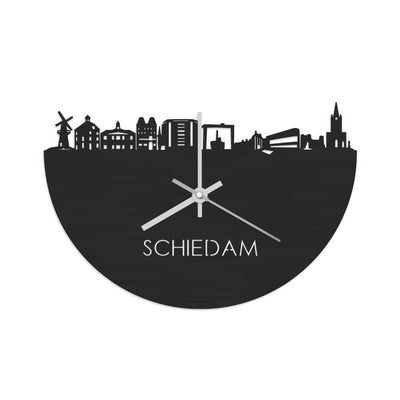 Skyline Clock Schiedam Black