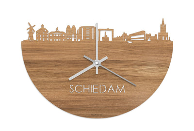 Skyline Clock Schiedam Oak