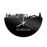 Skyline Klok Schiedam Zwart Glanzend