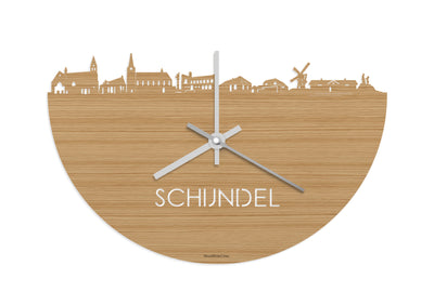 Skyline Clock Schijndel Bamboo