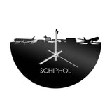 Skyline Klok Schiphol Zwart Glanzend