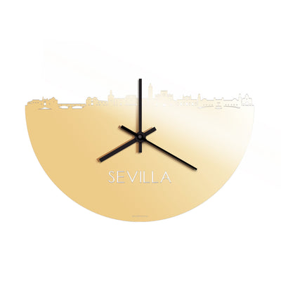 Skyline Clock Sevilla Gold Metallic