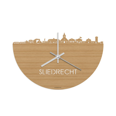 Skyline Clock Sliedrecht Bamboo