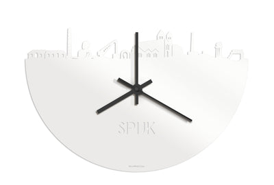 Skyline Klok Spijk Zevenaar Wit Glanzend