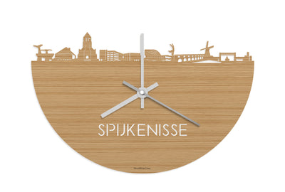 Skyline Clock Spijkenisse Bamboo