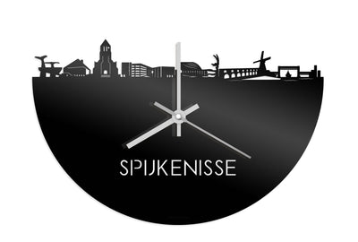Skyline Clock Spijkenisse Black Glossy
