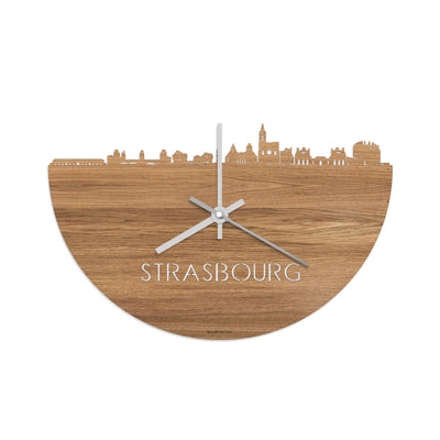 Skyline Clock Strasbourg Oak