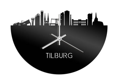 Skyline Clock Tilburg Black Glossy