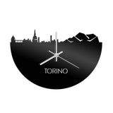 Skyline Klok Torino Zwart Glanzend