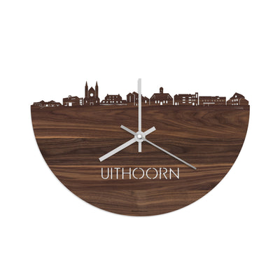 Skyline Clock Uithoorn Walnut