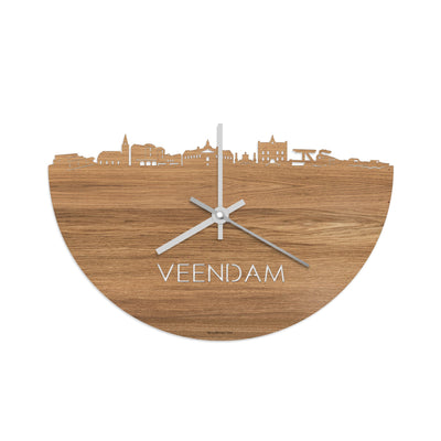 Skyline Clock Veendam Oak