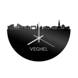 Skyline Klok Veghel Zwart Glanzend