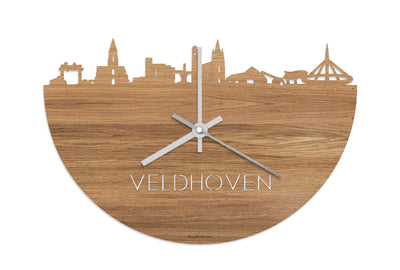 Skyline Clock Veldhoven Oak
