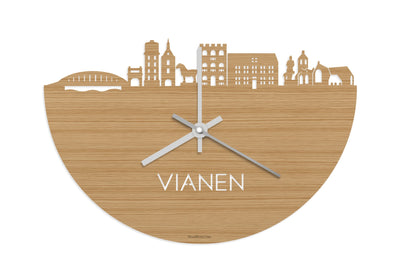 Skyline Clock Vianen Bamboo