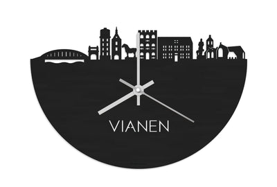 Skyline Clock Vianen Black