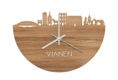Skyline Clock Vianen Oak