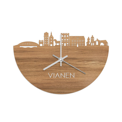 Skyline Clock Vianen Oak