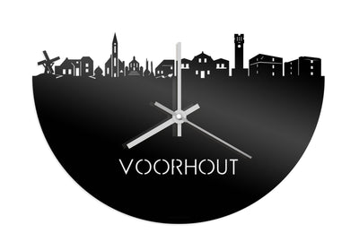 Skyline Clock Voorhout Black Glossy