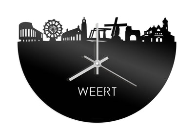 Skyline Clock Weert Black Glossy