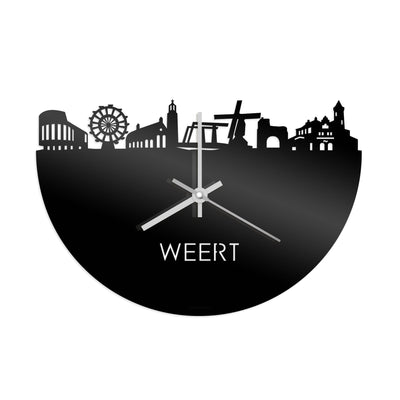 Skyline Clock Weert Black Glossy