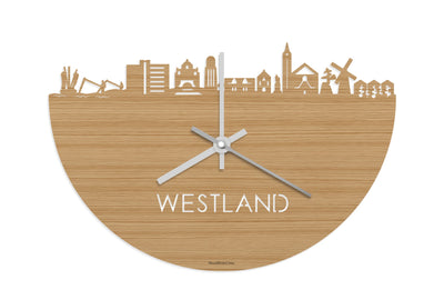 Skyline Clock Westland Bamboo