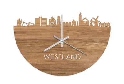 Skyline Clock Westland Oak