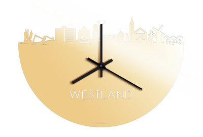Skyline Clock Westland Gold Metallic