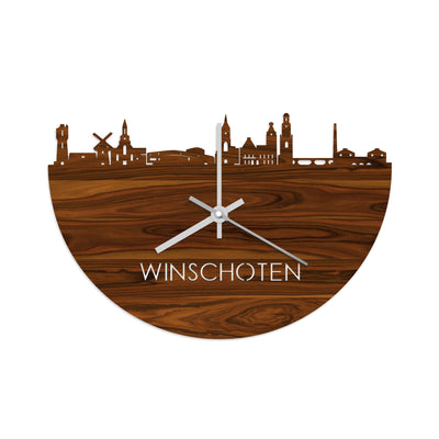Skyline Clock Winschoten Rosewood