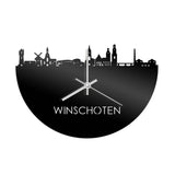 Skyline Klok Winschoten Zwart Glanzend
