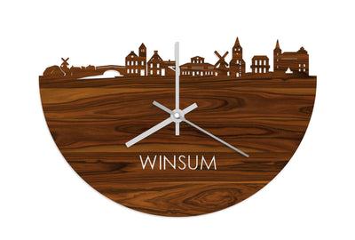 Skyline Clock Winsum Rosewood