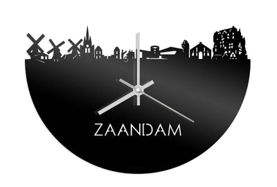 Skyline Clock Zaandam Black Glossy