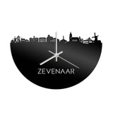 Skyline Klok Zevenaar Zwart Glanzend