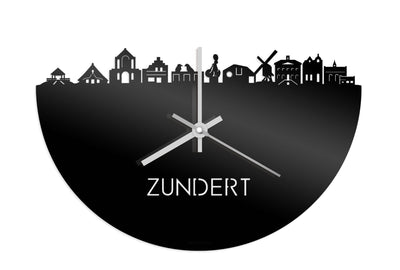 Skyline Clock Zundert Black Glossy