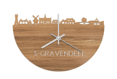 Skyline Clock 's-Gravendeel Oak