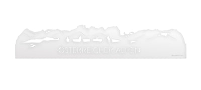 Skyline Österreich Alps White Glossy