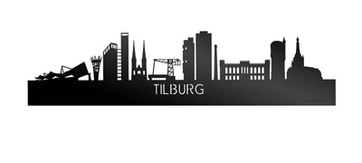 Skyline Tilburg Zwart Glanzend