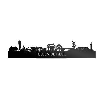 Standing Skyline Hellevoetsluis Zwart Glanzend